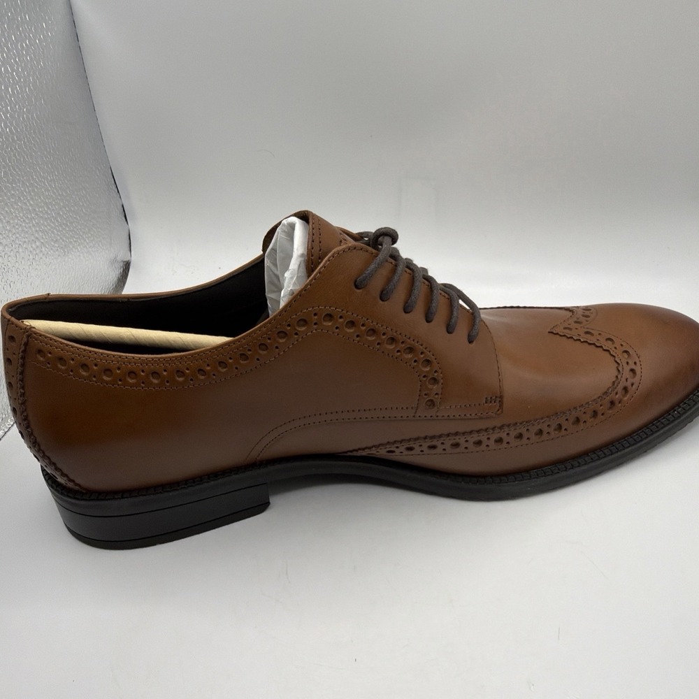 COLE HAAN Mens Dress Shoes 'Me Wing Oxford' Lace up C34598 Tan size 9 - Picture 7 of 15